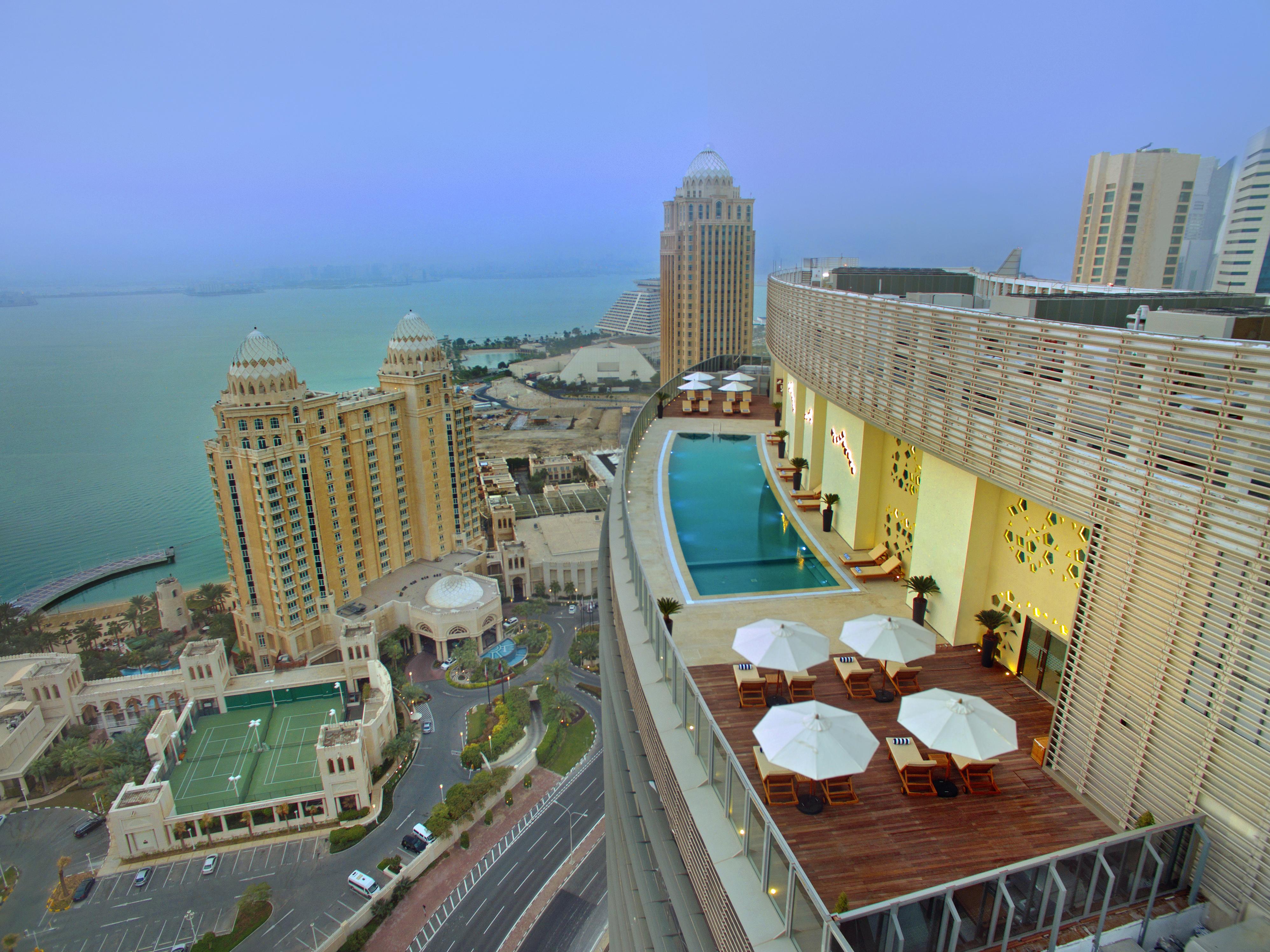 The Curve Hotel Doha Exterior foto